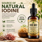 HERBALICIOUS Irish Sea Moss Raw Organic Drops - 2oz Bottle - image 4