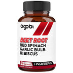 agobi Beet Root Capsules with Red Spinach & Garlic - 90 Vegan Capsules