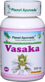 Planet Ayurveda Vasaka Herbal Extract 500mg - 120 Capsules - image 2