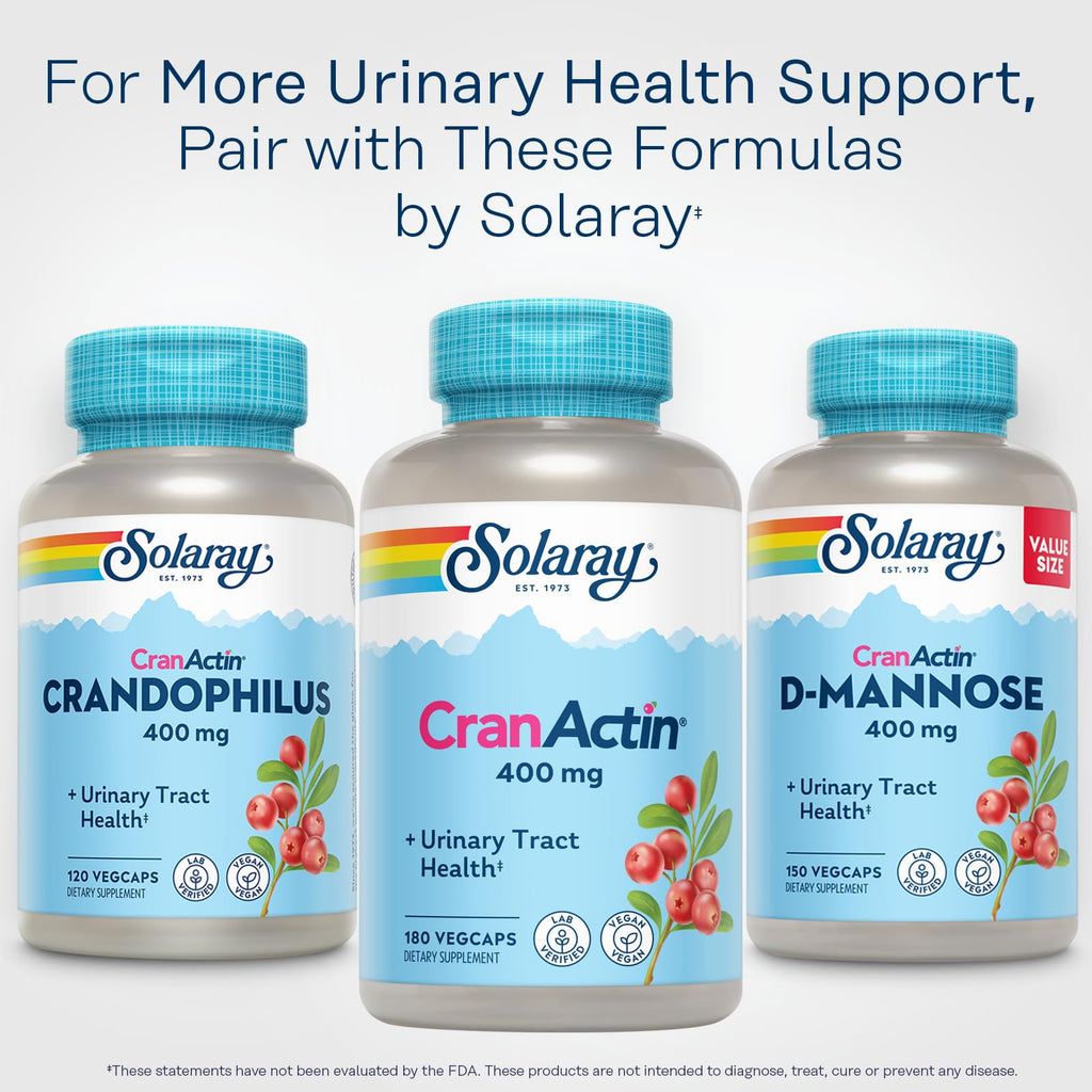 Solaray Cranactin Cranberry Extract - 180 Vegetarian Capsules - image 6