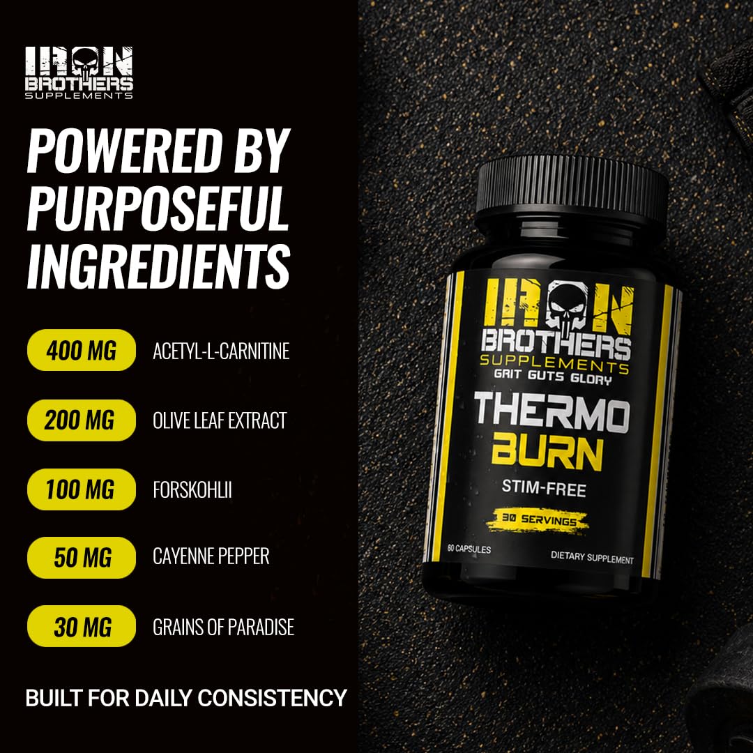 Iron Brothers Stimulant Free Fat Burner - 60 Capsules - image 5