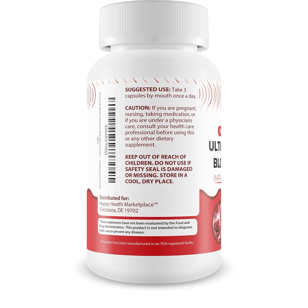 Happy Health Marketplace Pro Deep Water Ultimate Male Blood Flow - 90 Capsules - image 3