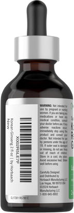 Horbäach Korean Red Ginseng Liquid Extract - 2 fl oz - image 3