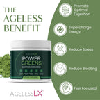 AgelessLX Power Greens Superfood Powder for Energy & Immunity - 30 Servings - image 4