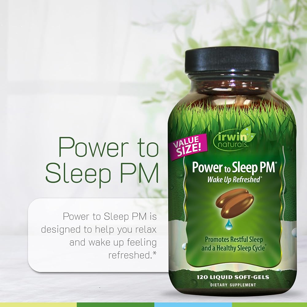 Irwin Naturals Power to Sleep PM Sleep Aid with Melatonin - 120 Softgels - image 5