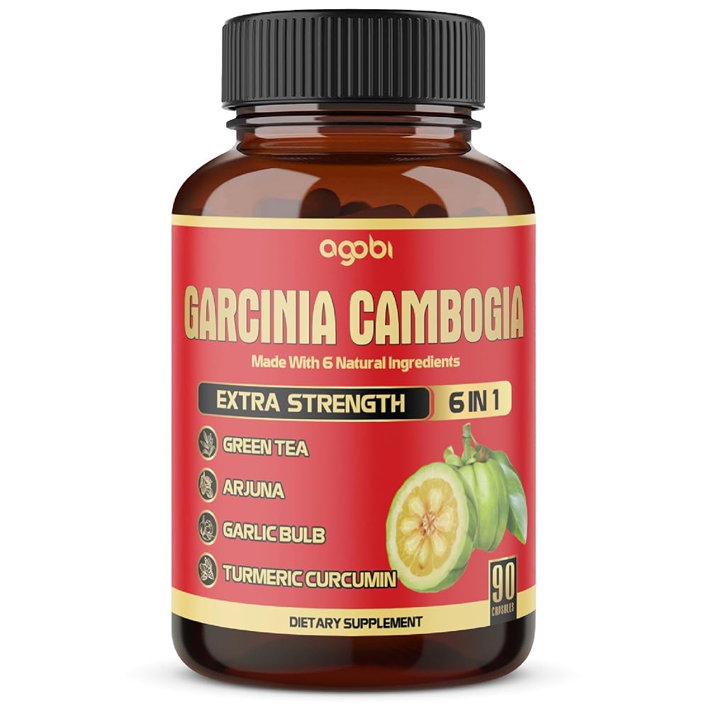 agobi Pure Garcinia Cambogia with Green Tea & Turmeric - 90 Capsules