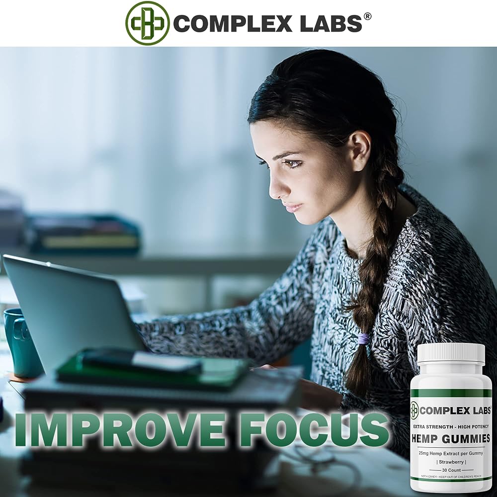 Cbdcomplex Labs Hemp Gummies 50mg Pure Extract - 30 Count - image 3