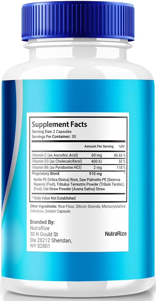 NutraRize Prosta Plex All Natural Supplement - 60 Capsules - image 2
