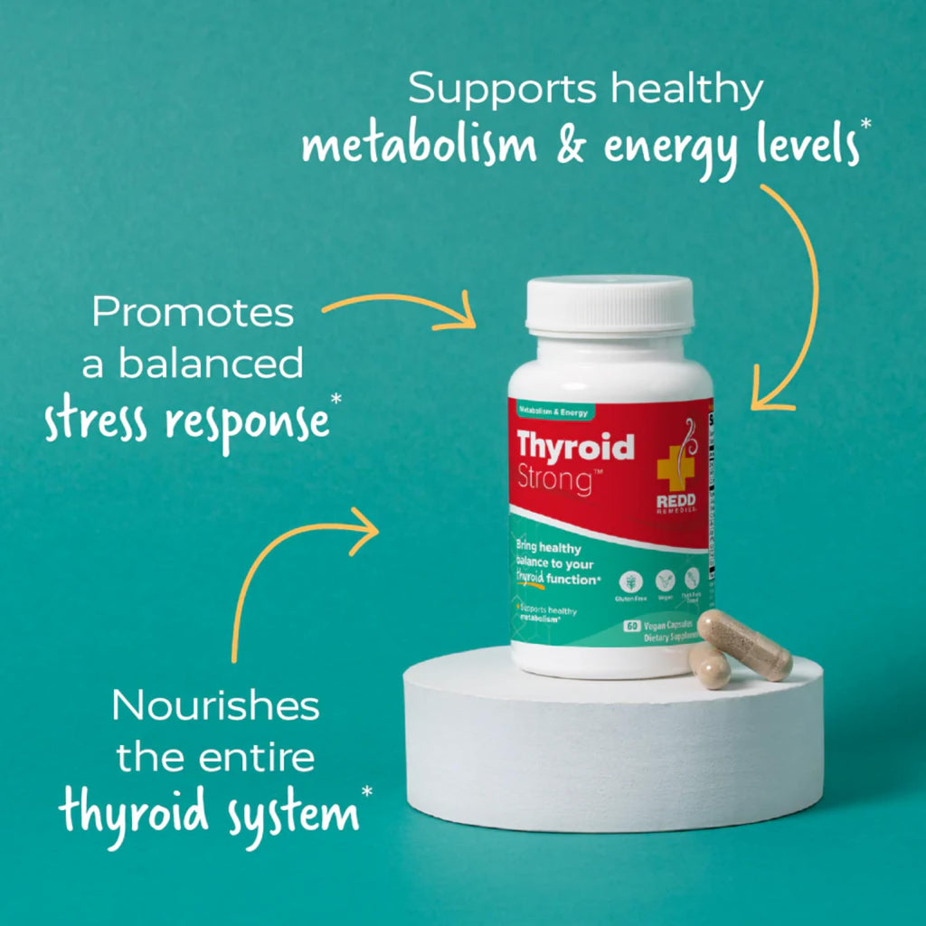 Redd Remedies Thyroid Strong Thyroid Function Support - 60 Capsules - image 3