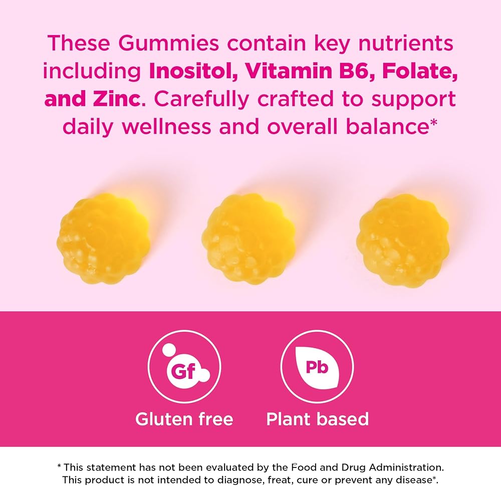 Aromlife Inositol Gummies for Women with Folate & B Vitamins - 60 Count - image 9