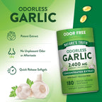 Nature's Truth Odorless Garlic Softgels - 180 Softgels - image 5