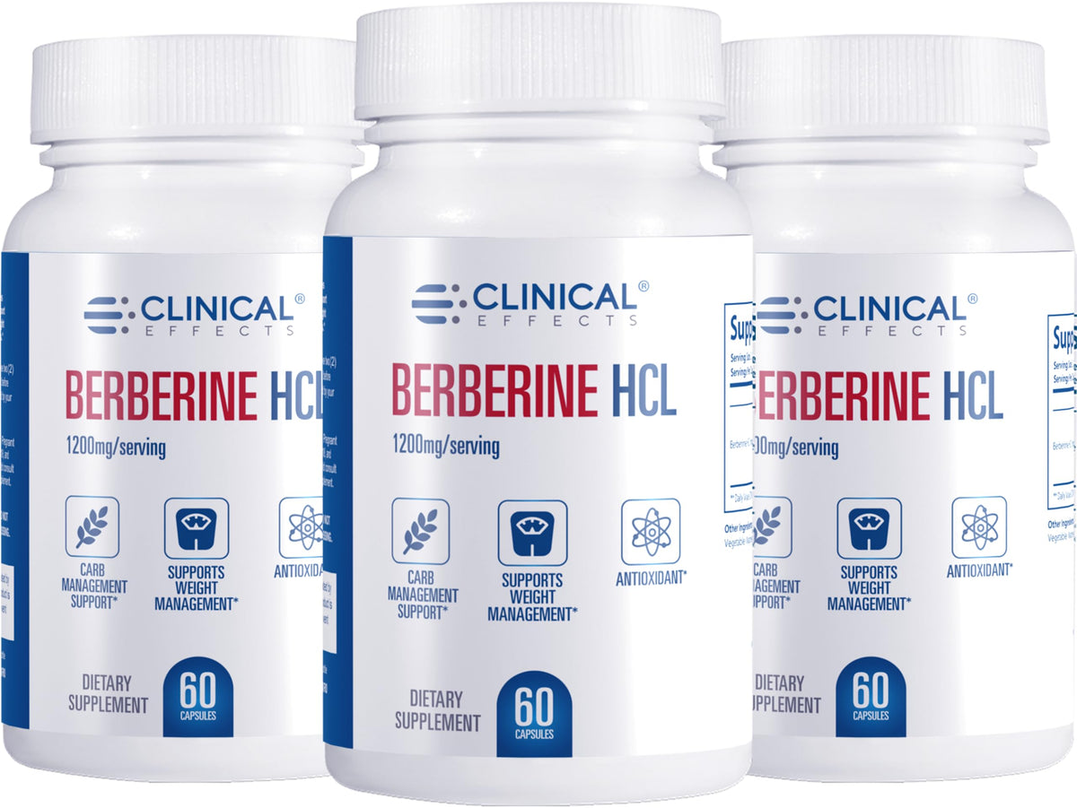Clinical Effects Berberine HCL - Pure Berberine 1200mg - Heart