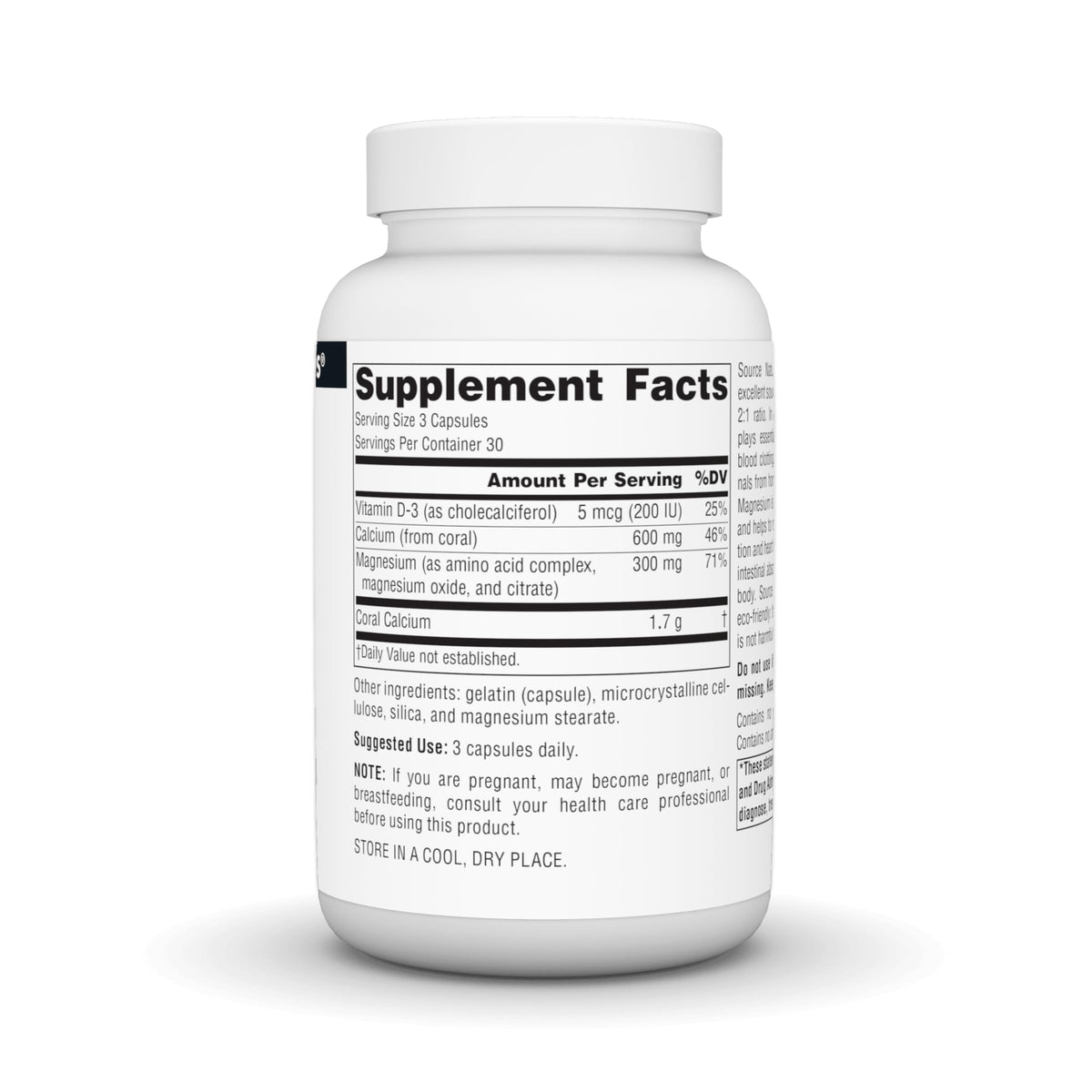 Source Naturals Coral Calcium/Magnesium 2:1 Ratio Capsules