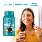 OS Organic Side Spirulina Tablets for Energy - 90 Tablets - image 6