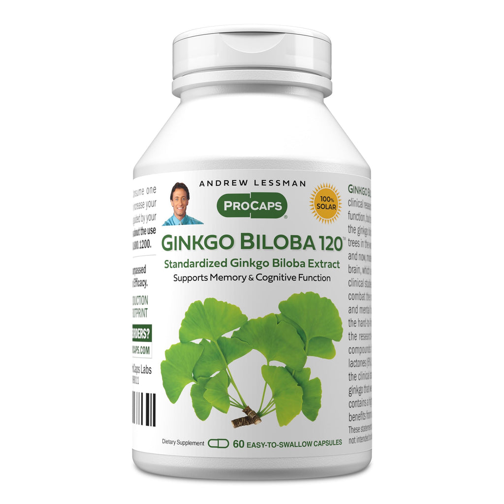 ANDREW LESSMAN ProCaps Ginkgo Biloba 120 mg - 60 Capsules