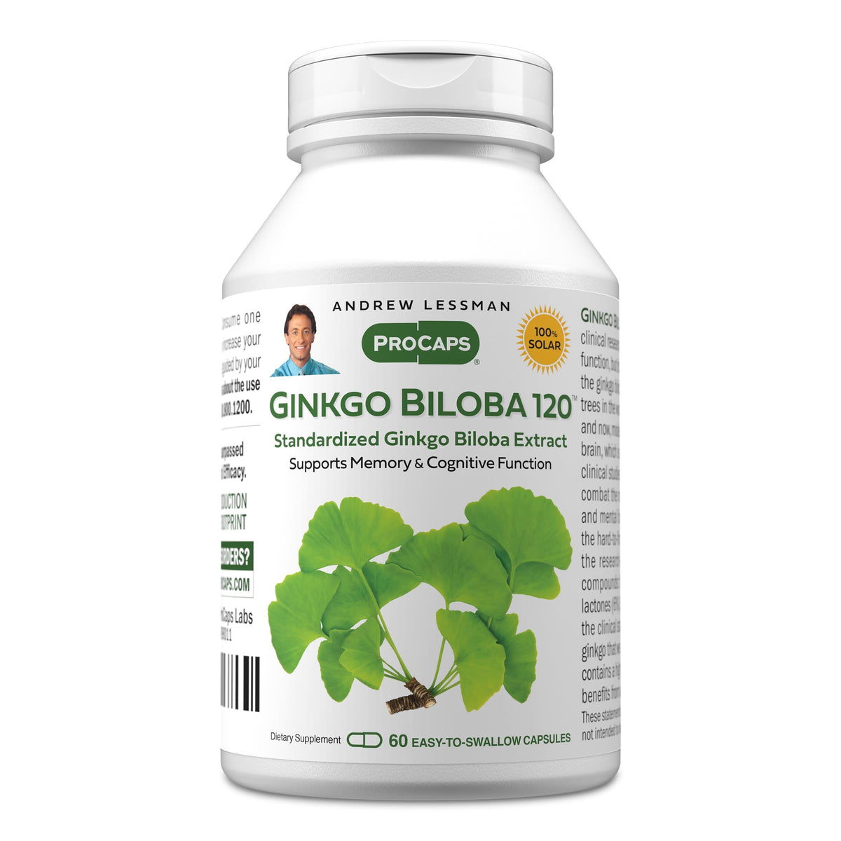 ANDREW LESSMAN ProCaps Ginkgo Biloba 120 mg - 60 Capsules