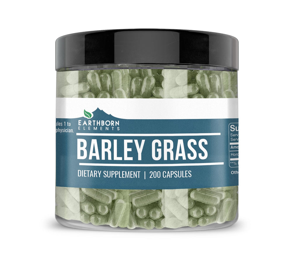 Earthborn Elements Barley Grass - 200 Capsules
