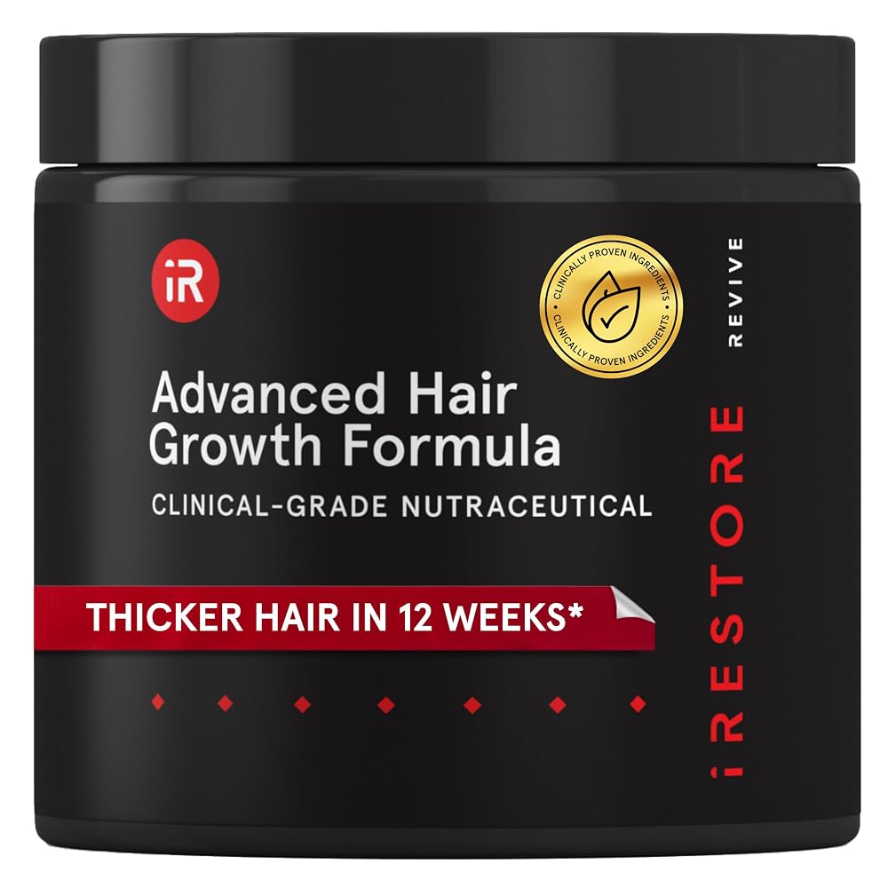 iRestore Advanced Hair Growth Supplement for Women with Lustriva - 120 Capsules