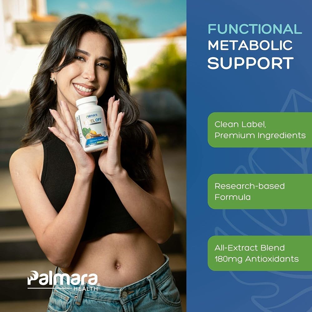 Palmara Health Level Off Glucose Support Supplement - 120 Capsules - image 4