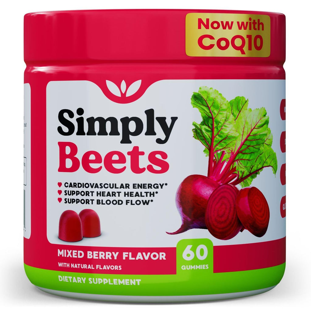 Simply Beets CoQ10 & Grape Seed Extract Gummies - 60 Count