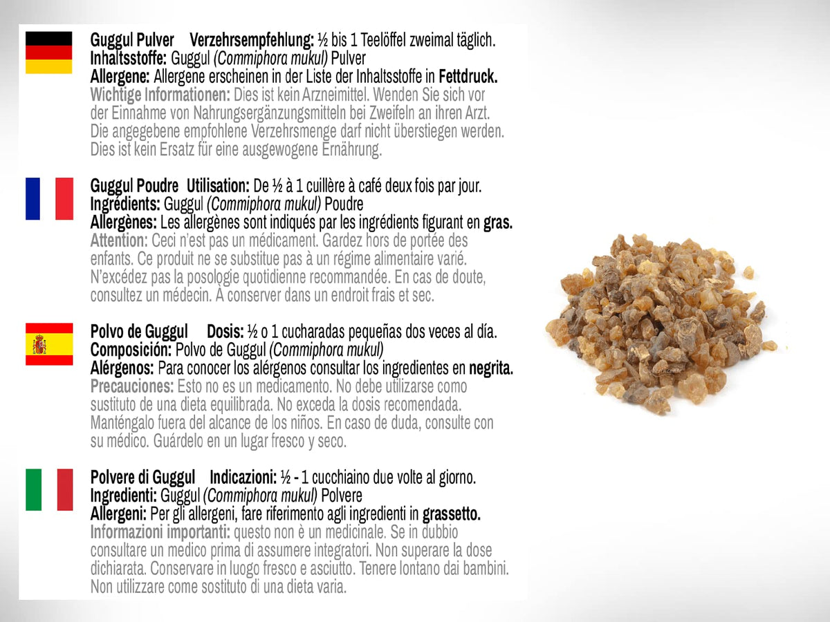 DR WAKDE'S Guggul Powder (Commiphora mukul) - 100g - image 6