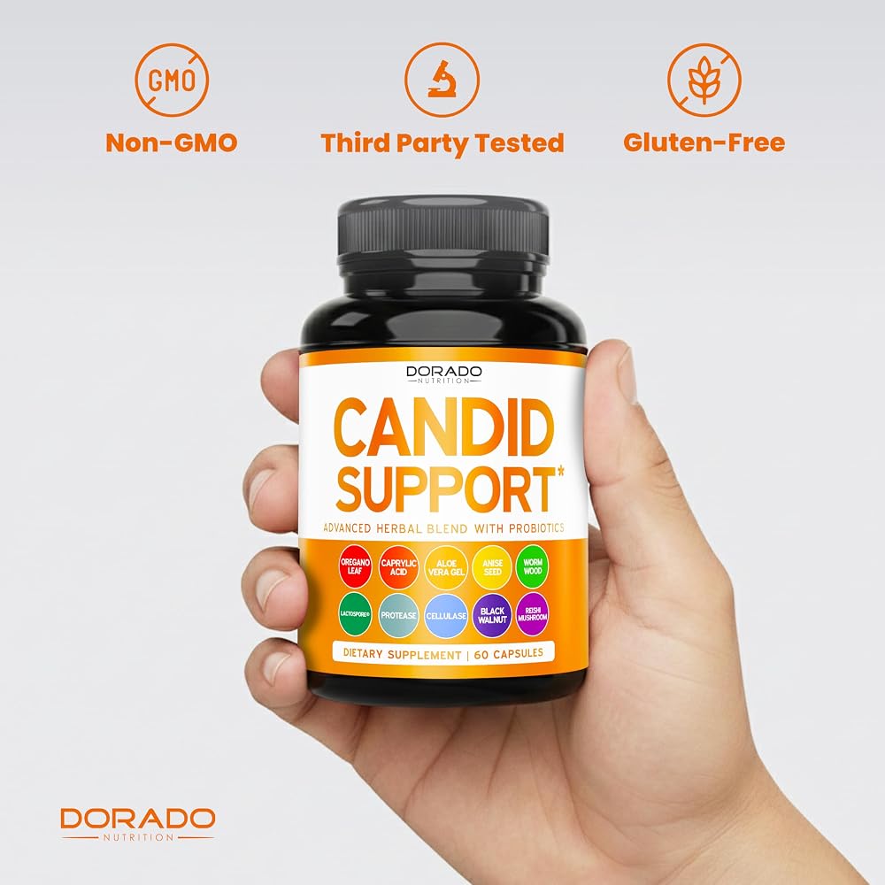 DORADO NUTRITION Candida Cleanse Detox - 60 Capsules - image 7