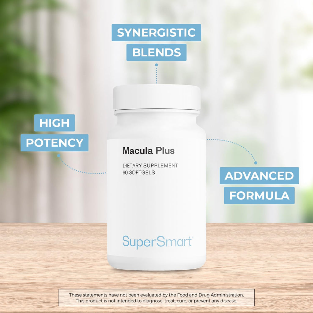 Supersmart Macula Plus Eye Supplement with Lutein & Astaxanthin - 60 Softgels - image 3