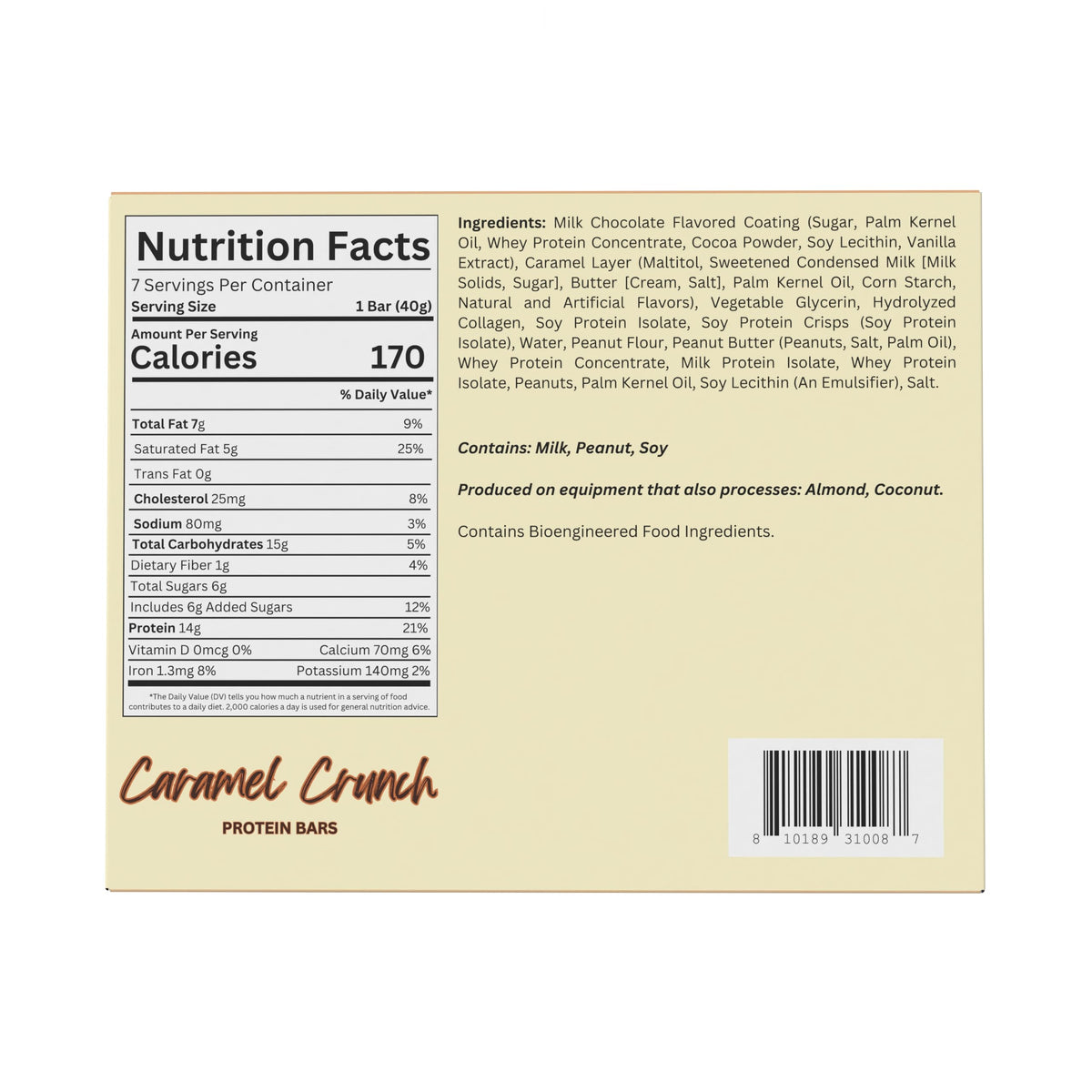 Nutmeg State Nutrition HealthyWise - High Protein Diet Bars