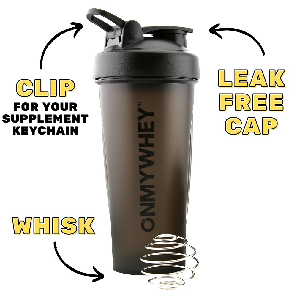 ONMYWHEY Shaker Bottle 20oz with Protein Powder Funnel - image 2