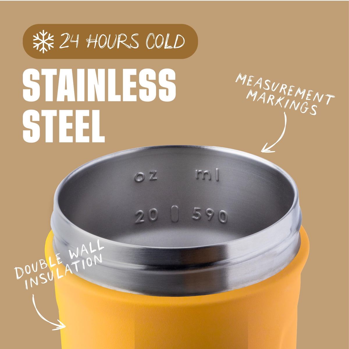 BlenderBottle Sport Flip Stainless Steel Shaker Bottle