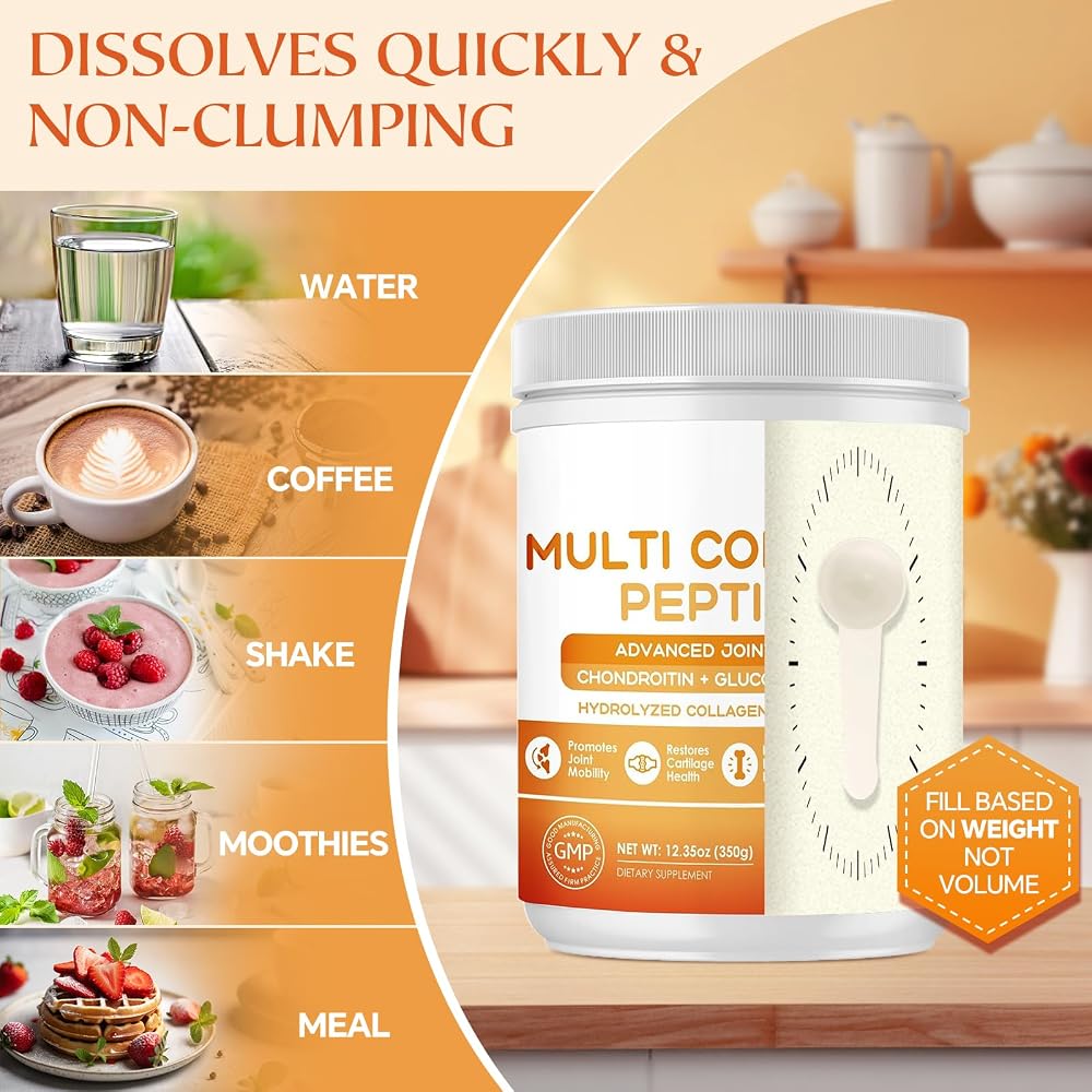 NATURE TARGET Multi Collagen Peptides Powder - 35 Servings - image 7
