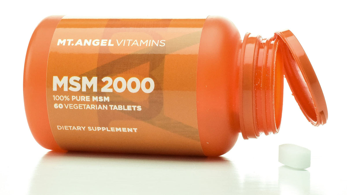 Mt. Angel Vitamins MSM 2000 Joint Support - 60 Tablets - image 2