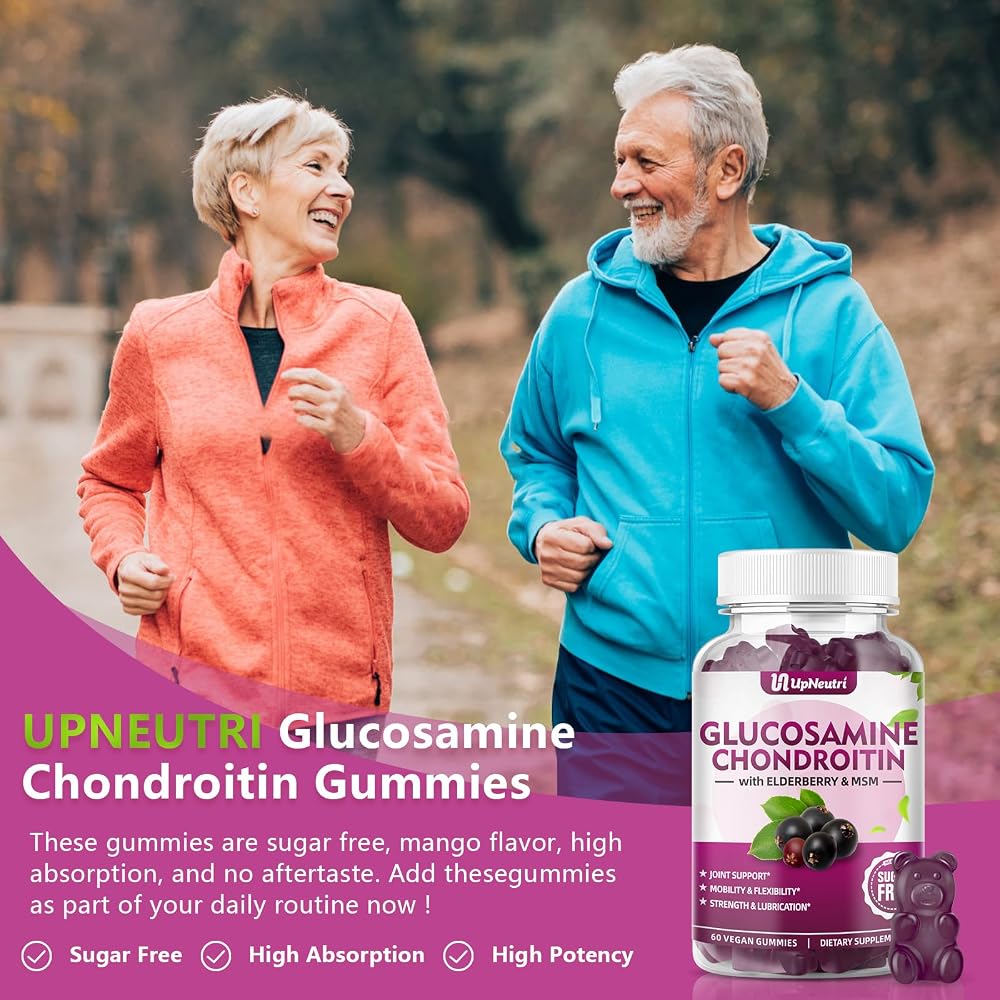 UPNEUTRI Glucosamine Chondroitin Gummies Joint Support - 120 Count - image 4