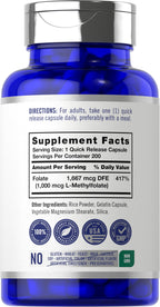 Carlyle L Methylfolate 1000mcg - image 2