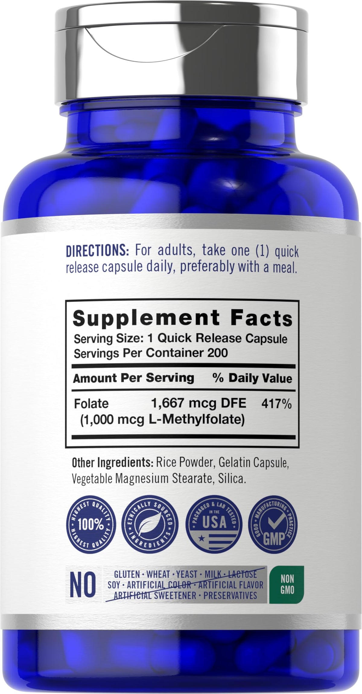 Carlyle L Methylfolate 1000mcg - image 2