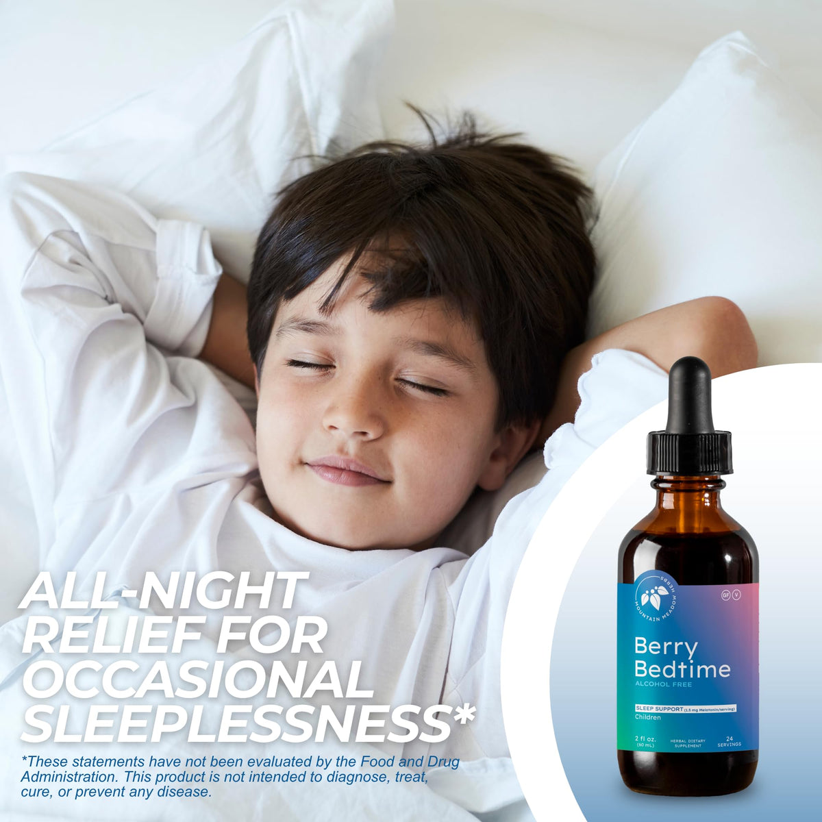 Mountain Meadow Herbs Berry Bedtime Kids Sleep Support Drops - 2 oz - image 3