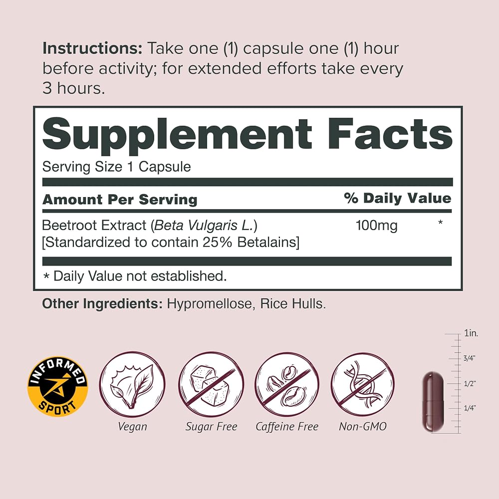 Sur Nutrition AltRed Beet Root Capsules for Muscle Recovery - image 4