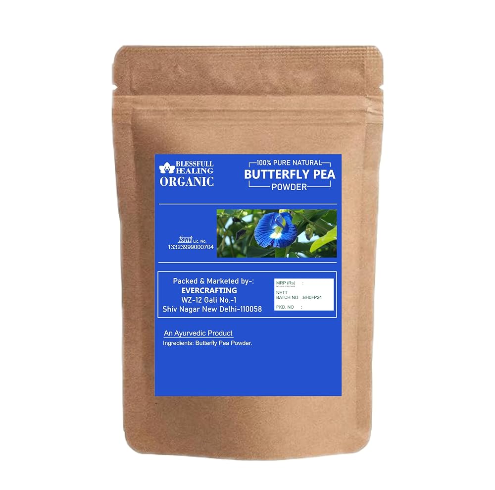Blessfull Healing Organic Butterfly Pea Powder 100% Pure Natural 200