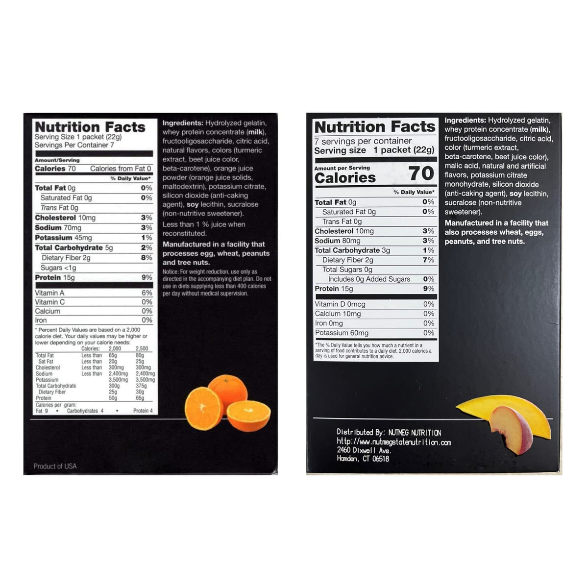 ProtiFit High Protein Orange & Peach Mango Fruit Drink - 2 Pack - image 2
