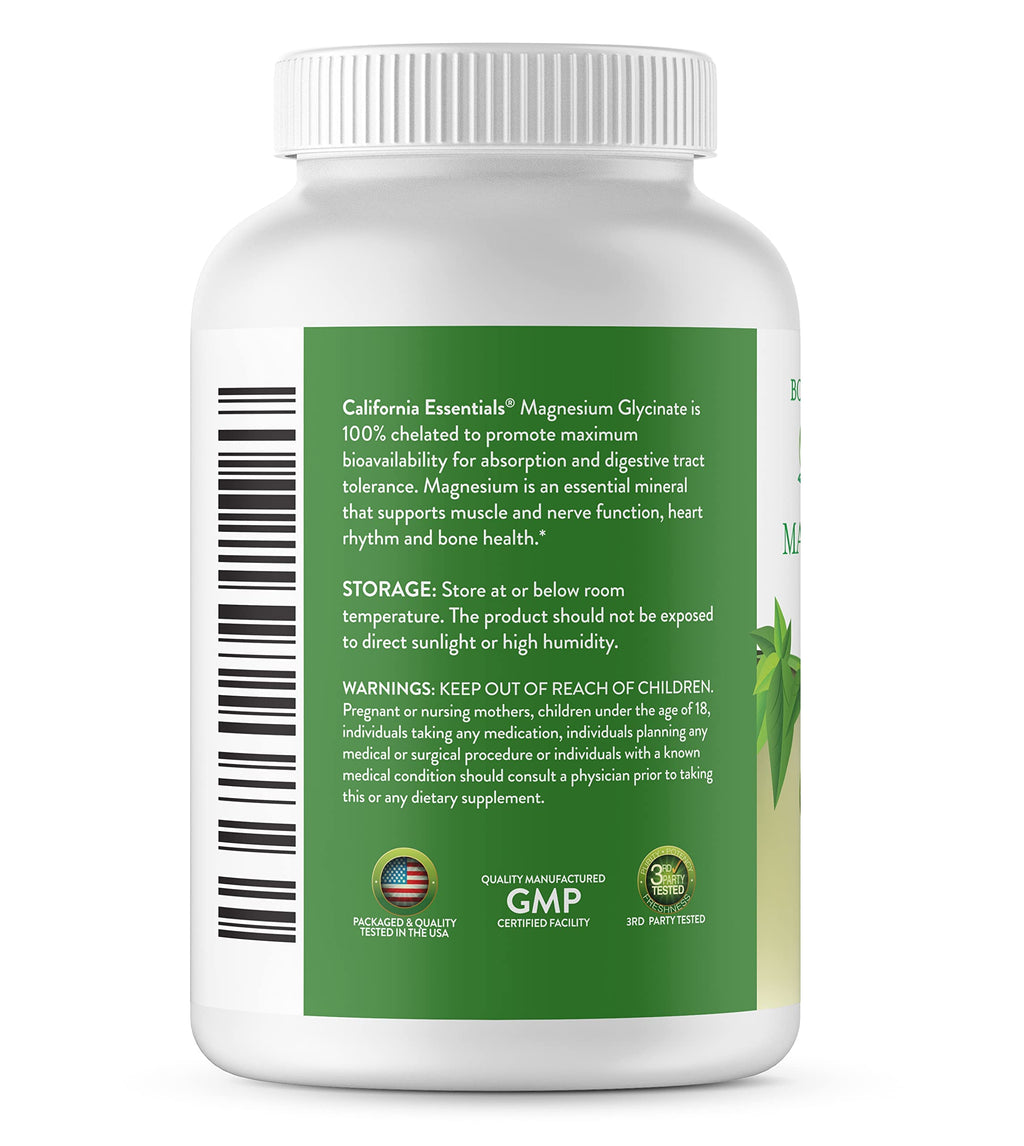 California Essentials Magnesium Glycinate 400 - Chelated