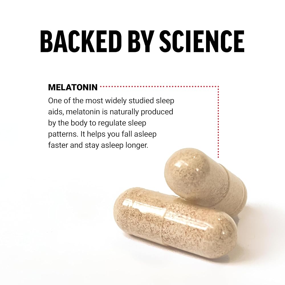Force Factor Melatonin 5mg Sleep Aid - 60 Vegetarian Capsules - image 3