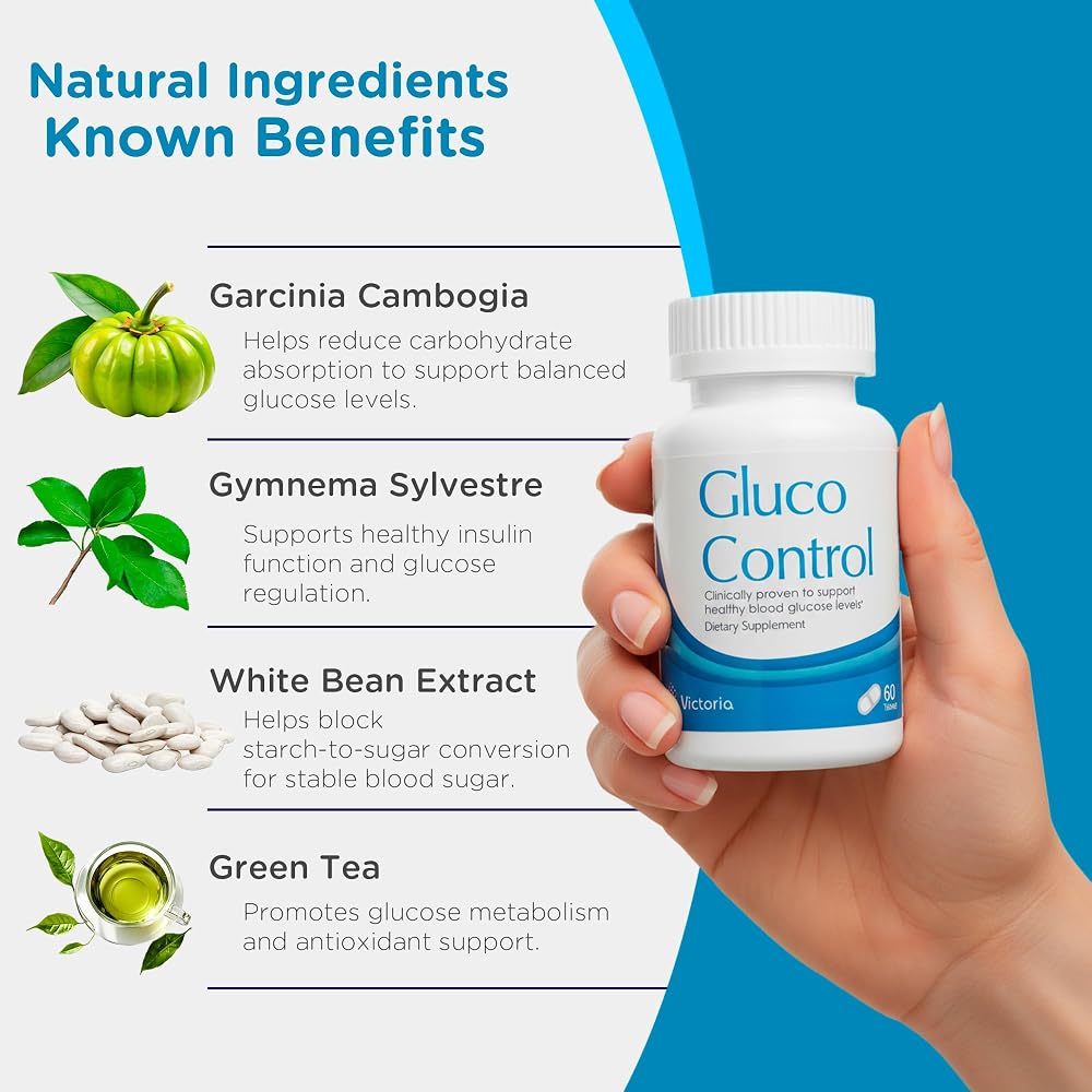 Dr. T Gluco Control Natural Glucose Support Supplement - 180 Tablets - image 4
