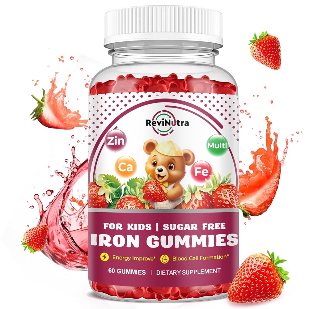 ReviNutra Iron Supplement Gummies for Kids