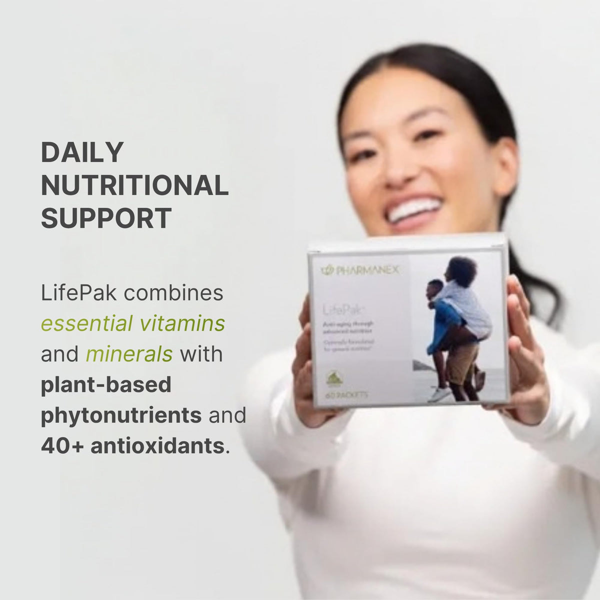 Pharmanex Nu Skin LifePak Nutritional Supplement - 60 Packets - image 3