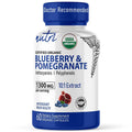 Nature's Fusions Blueberry Pomegranate 1300mg Organic - 60 Capsules