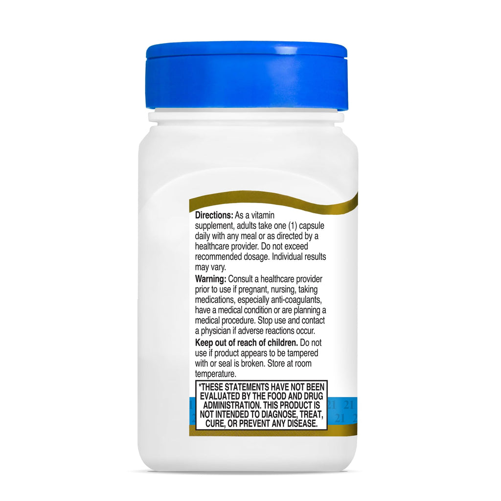 21st Century Vitamin K2 MK-7 100mcg Bone & Heart Support - 110 Capsules - image 7