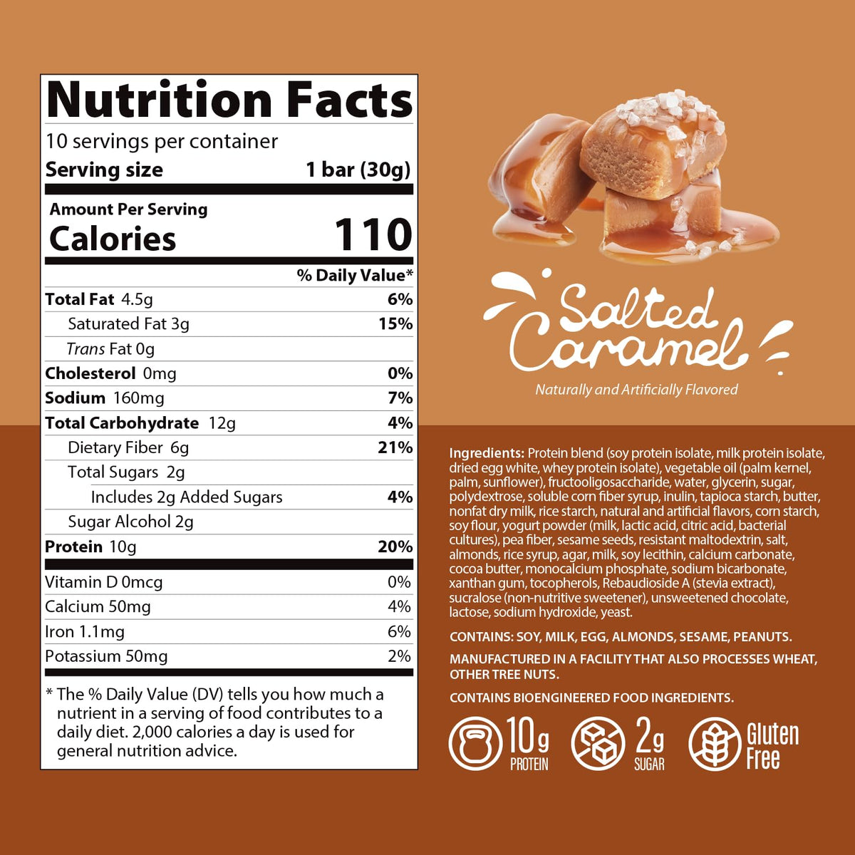 Genius Gourmet Gluten Free Crispy Protein Treat