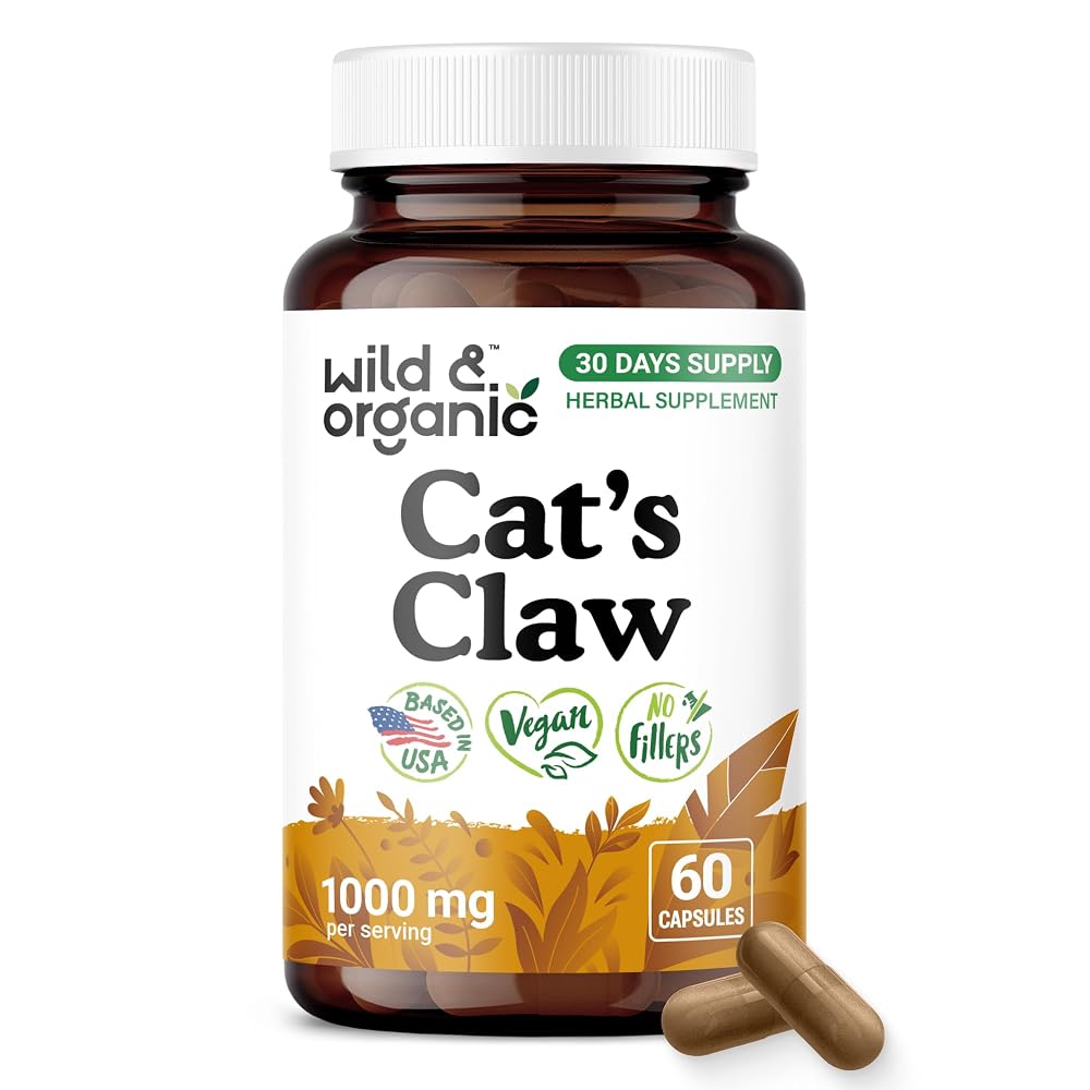 Wild & Organic Product Image Cat's Claw Herbal Supplement 1000 mg