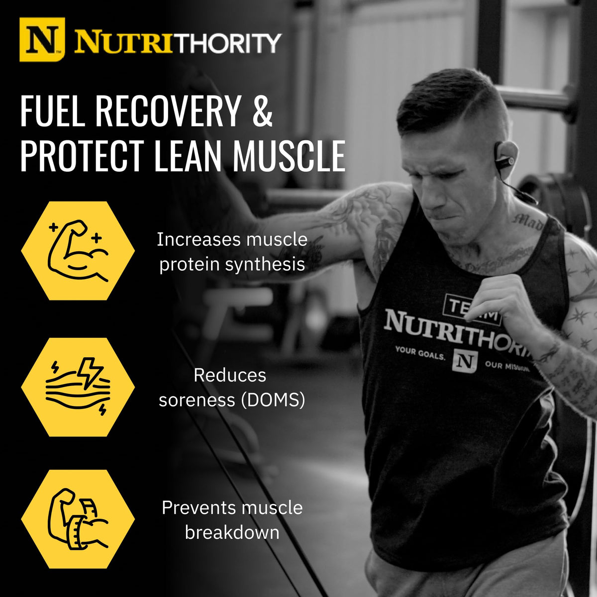Nutrithority BCAA Powder Amino Factor BlackBerry Lemonade - image 5
