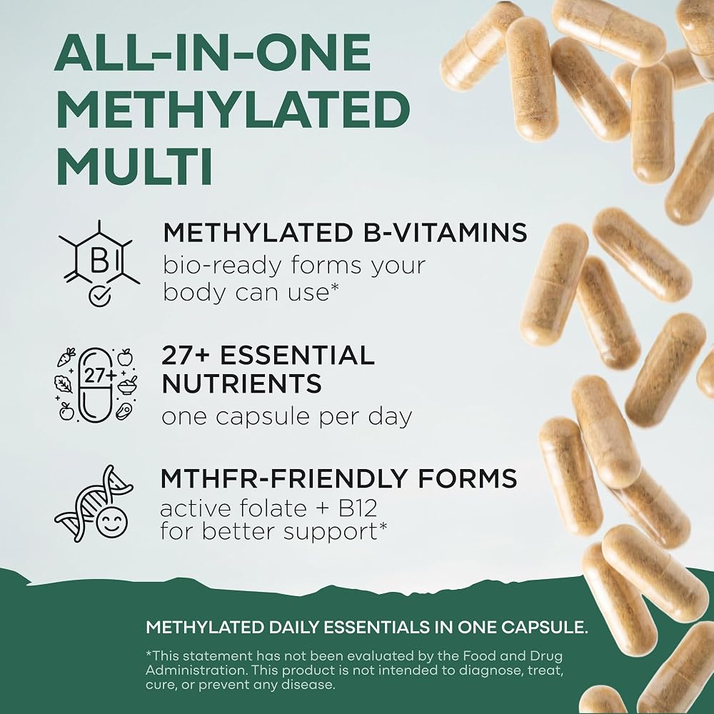 Wild Organic Multivitamin for Men - Daily Whole Food Multivitamin